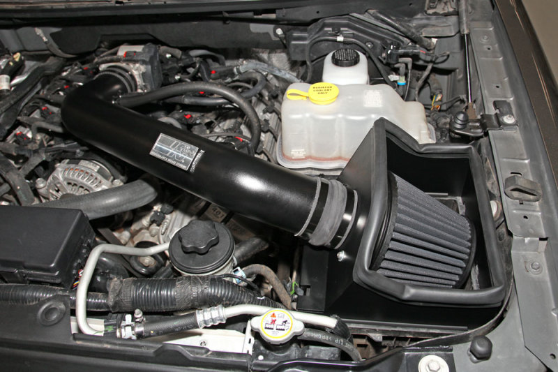 Ford F150 Performance Air Intake - K&N Engineering - Blackhawk Induction - Black - `11-`12